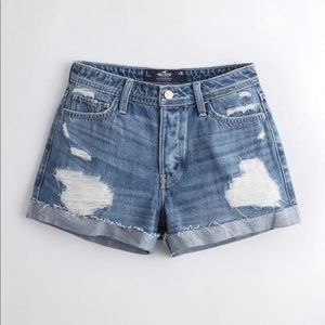 High-Rise Mom Shorts